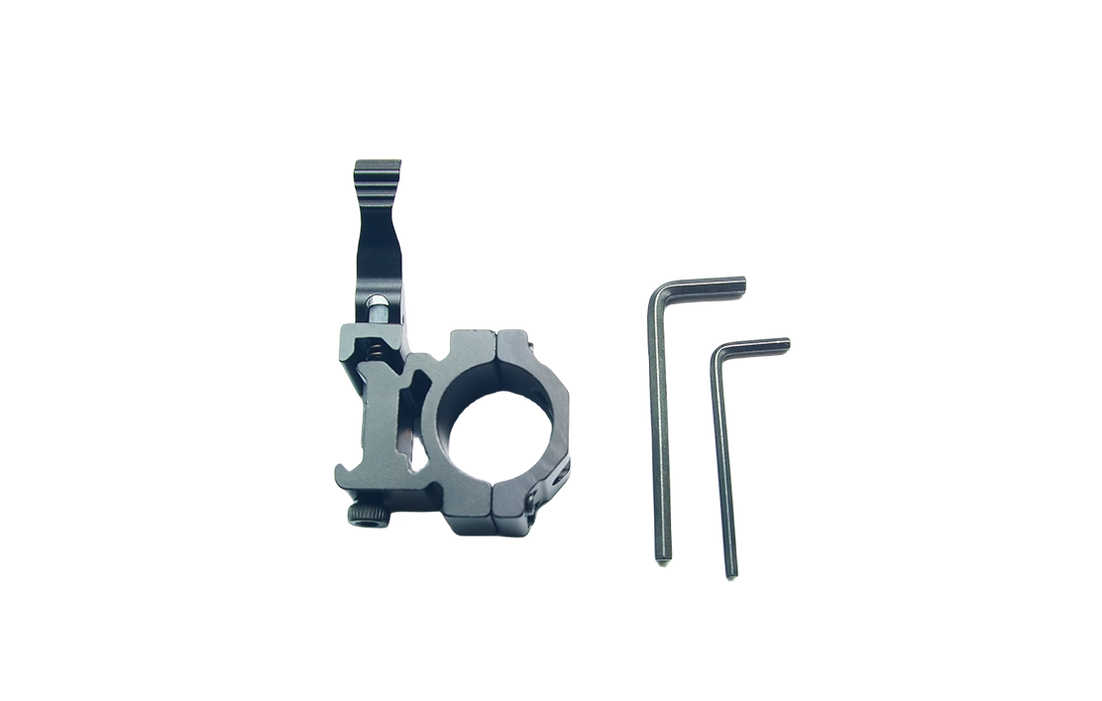 Quick release version of external fill light clip